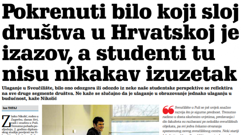 Intervju s novim predsjednikom...