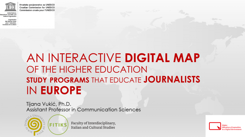 A key HEJDE activity - digital map is...