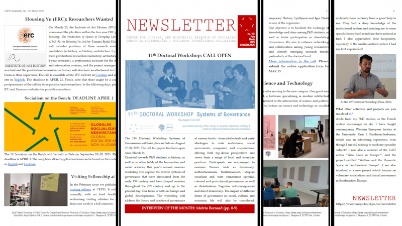 Newsletter, ožujak 2025., br. 101