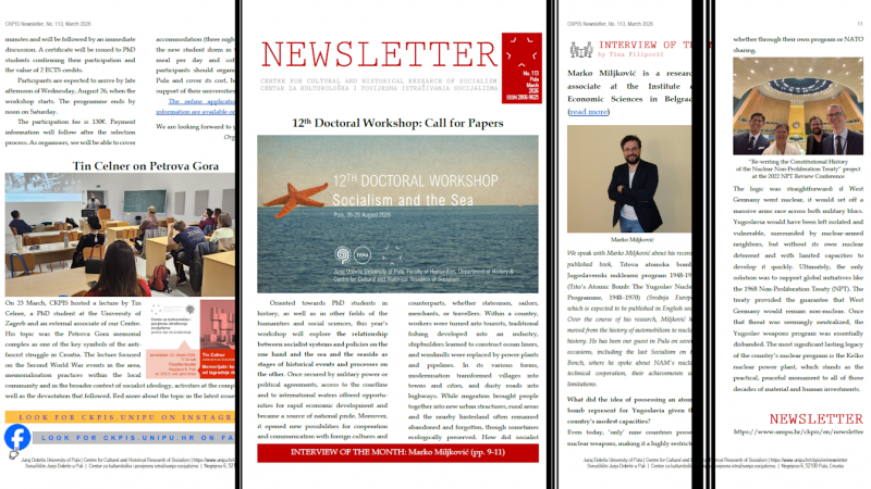 Newsletter, ožujak 2026.